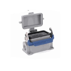 Embase en saillie 10B, Aluminium moulé sous pression, IP65, Sortie horizontale, PG16